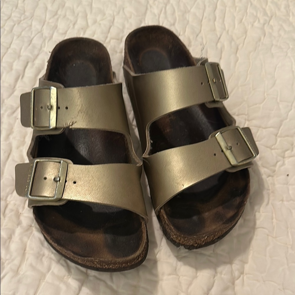 Gold Birkenstock
